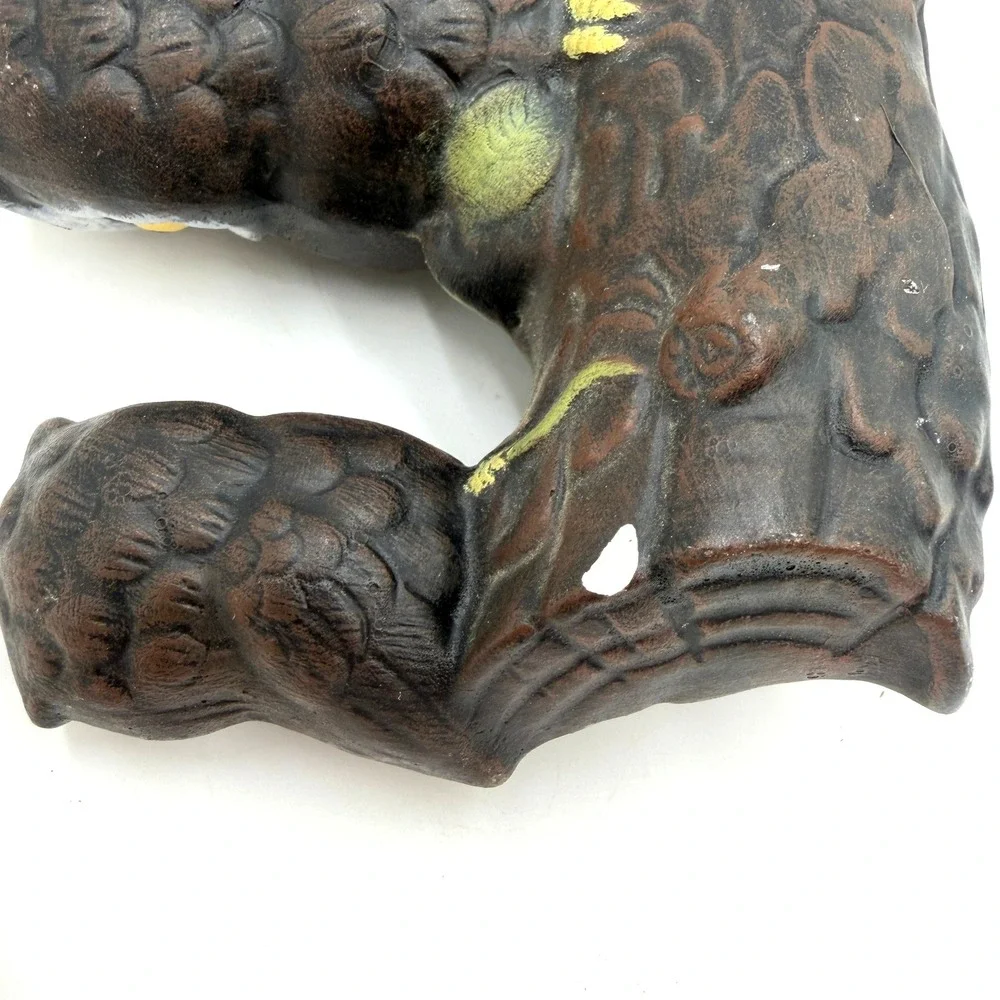 Owl Figurine Small Brown 1980